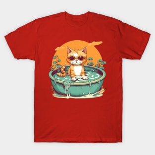 Summer chill cat T-Shirt